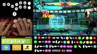 UMVC3 Interactive Wolverine Akuma Combos