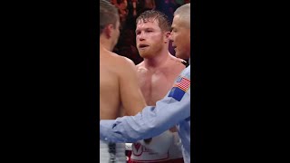 Canelo and GGG Hug It Out After Trilogy Fight Comes To An End ???? #shorts