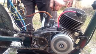 Jawa-ČZ 150 type 352 engine first start