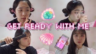 [Get Ready With Me & Vlog] 중학교 친구들 만나러 가기전에 같이 준비해요 ! | 추억의 카페, 캔모아 다녀오다 ?