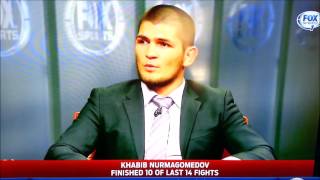 Khabib says he wants to Smash Pettis!!!!