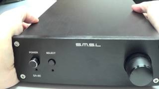 SMSL 雙木三林 SA-80 大功率數碼擴音機 80Wx2 雙環牛