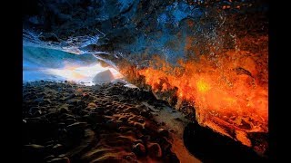 Исландия Невероятные ледяные пещеры ледника Ватнайёкюдль