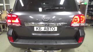 Toyota Land Cruiser 200 замена задней оптики + HPL
