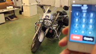 Мото Сигнализация с автозапуском Pandora DXL 4400 Moto на Yamaha XVS 1300