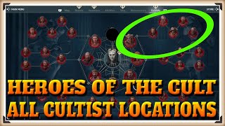 Assassin's Creed Odyssey All HEROES OF THE CULT Locations - Cult Unmasked Trophy / Achievement