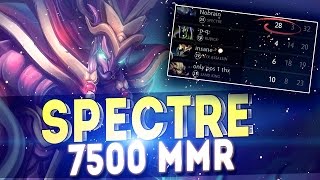 28 КИЛЛОВ! ИМБА СПЕКТРА НА 7500 ММР ЖАРИТ ПАБ! | DOTA 2 Notail Spectre 7k MMR