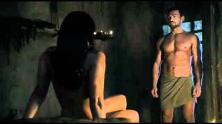 Spartacus Ep9 #1 - Scena sesso Lucrezia con Batiato e Mira con Spartacus