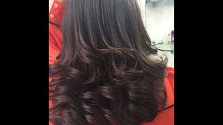 Cách chọn lô trục và kết quả sấy khô tóc uốn nóng bung ( Học cắt tóc ở đâu tốt nhất )