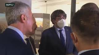 LIVE: Puigdemont gives presser following arrest