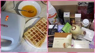 ВЛОГ 2ч: ГОТОВИМ ВЕНСКИЕ ВАФЛИ/ ЗАКАЗ ФАБЕРЛИК ВИБРОМАССАЖЕР?, КОСМЕТИКА и др.
