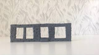 ВИДЕО ЛЕПКА без комментариев beautiful house of clay Прекрасный домик из пластилина , мультик