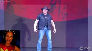 WWE Raw Brock Lesnar interrupts Bobbly Lashley 10/31/22
