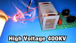 DIY How to make high voltage plasma generator 400KV