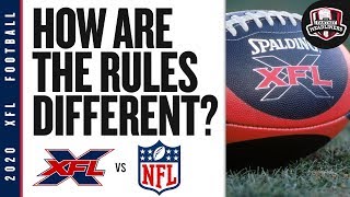 2020 XFL - How XFL Rules Differ from the NFL