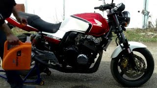 Замена масла Honda CB400 SF vtec 2
