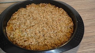 Очень полезный пирог с капустой.