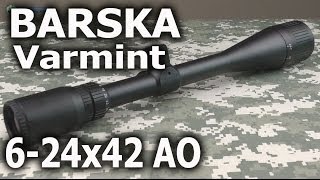 Распаковка Barska Varmint 6-24x42 AO (Mil Dot)