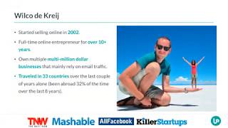 Pretends To Be LIVE: Wilco de Kreij on webinarjam