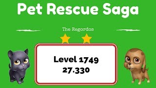 Pet Rescue Saga Level 1749 - No Boosters