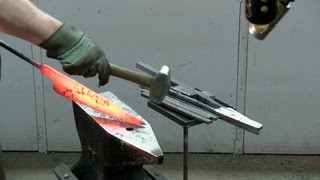 Forging a Kabab Barg Knife