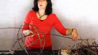 DIY Twig Ball and Calla Lily