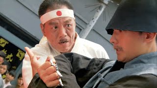 日本武士擂臺比武用暗器，還好功夫高手反應及時，1腳反殺他！