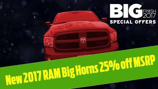 Eide Chrysler BIG Finish Sale - Discounts on RAM Trucks in Bismarck
