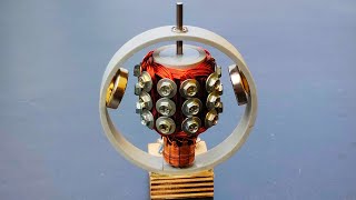 Screw Armature Using Free Energy Generator
