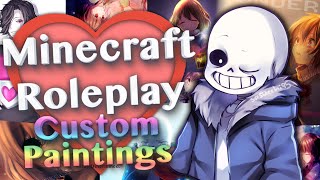 Custom Paintings with Bibliocraft Mod (Minecraft Roleplay Tutorial) Ep.5