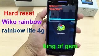 Hard reset Wiko rainbow lite 4g