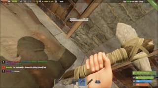Rust Raiding an upset individual.