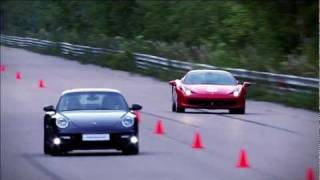 Ferrari 458 Italia vs Porsche 911 Turbo S PDK
