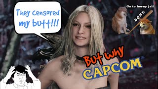 Sony censors Trish's Butt with Lens Flare