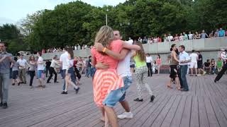 No panties. Pair Dance on OpenAir
