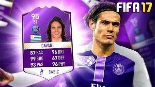 600k Fifa 17 Squad Builder! Inc. 95 Cavani