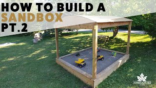 DIY Kids Sandbox Part 2