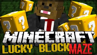 Minecraft Lucky Block Mod Maze PVP (Modded Minigame)