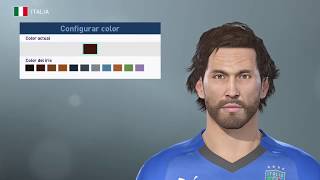 Andrea pirlo Face+stats y movimientos. Pes2019
