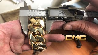Birth of a Kilo II: Making a Gold Cuban Chain With 2000 Grams of Gold (10 Karat Solid Gold Chain)