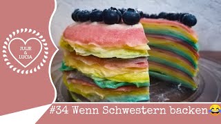 RAINBOW CRÊPE CAKE ??