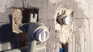 Монтаж водорозеток из полипропилена под смеситель ванны. МАСТЕР-КЛАСС