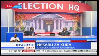Mchanganuzi wa siasa Barack Muluka kwenye studio akizungumzia hali ilivyo na uchaguzi