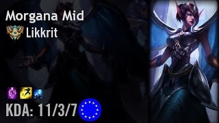 Morgana Mid vs Twisted Fate - Likkrit - EUW Challenger Path 6.4