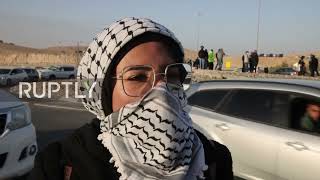 Bedouin protesters met with tear gas and water cannons during rally against Negev forestation plan