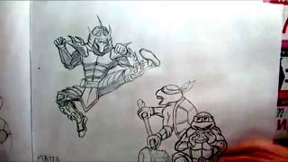 ЧЕРЕПАШКИ НИНДЗЯ How to draw ninja turtles