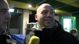 Marcel Blik (Bliksem) op bezoek in Kyocera Stadion