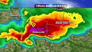 2011-04-16 - WRAL-TV Live Tornado Coverage - 500PM to 530PM