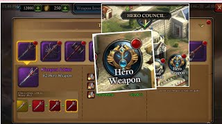 HERO WEAPON - Update 6.0 - King of Avalon KOA
