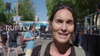 Spain: Protesters gather in Barcelona against airport expansion